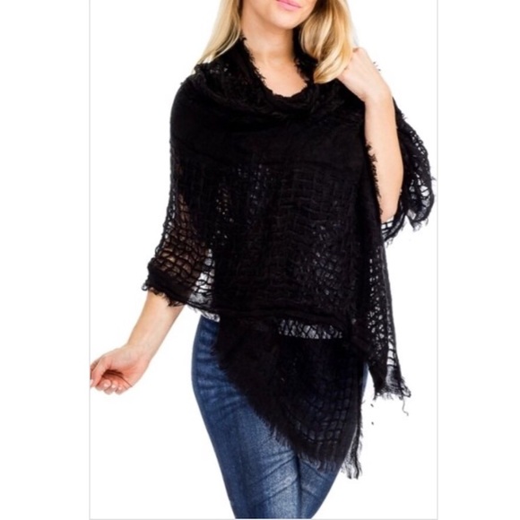 Waffle knit textured, Pashmina Scarves - Picture 5 of 8